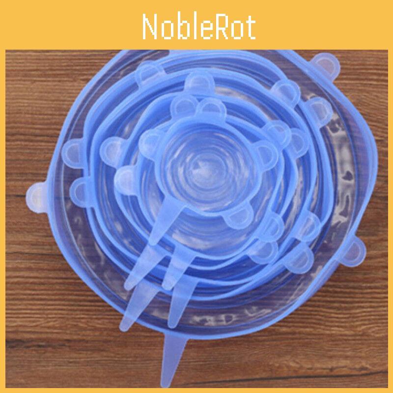 Vysoce kvalitní silikonové poklice na hrnce, mísy a potravinové nádoby pro dlouhotrvající čerstvost