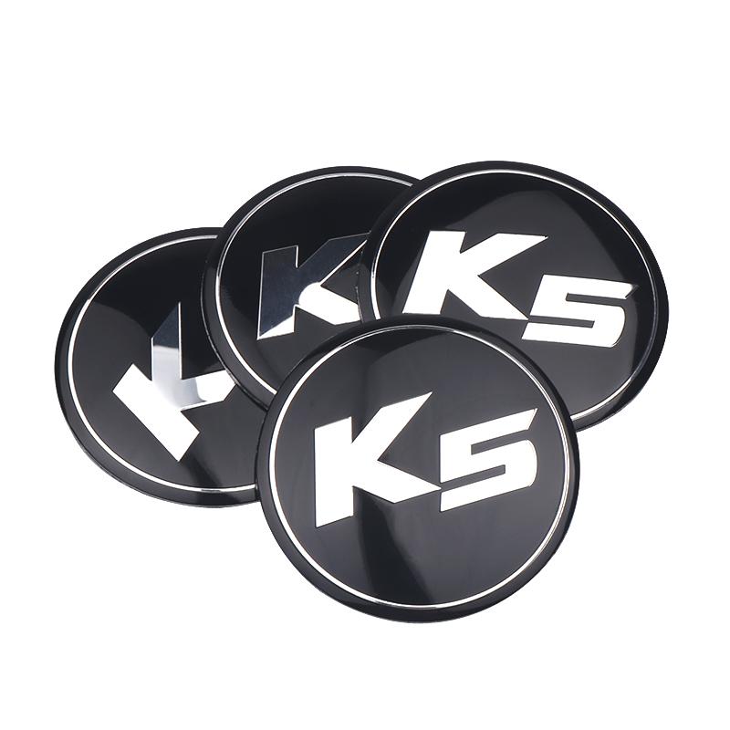 2026 Hot Car Sticker 4Pcs Car Aluminum Alloy Wheel Center Hub Cap Tire Rim Cover Decoration For KIA K5 Stinger RIO Sorento Pican
