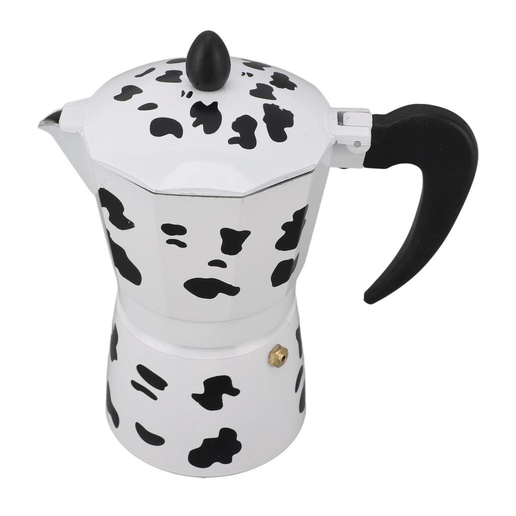 Milk Cow Color   Pot Aluminum Coffee Pot Coffee Maker for Home Cafe Outdoor Activities Camping Travel