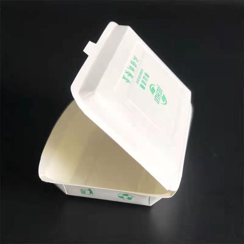 Thickened Disposable Paper Lunch Box with Lid
