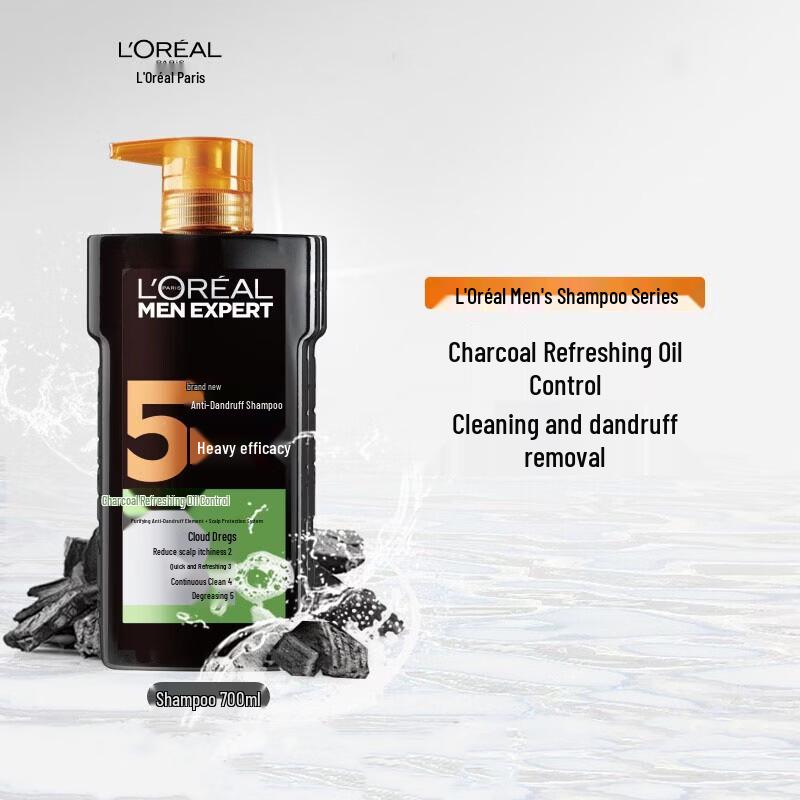 

L Oréal Men s Charcoal Fresh Шампунь против перхоти