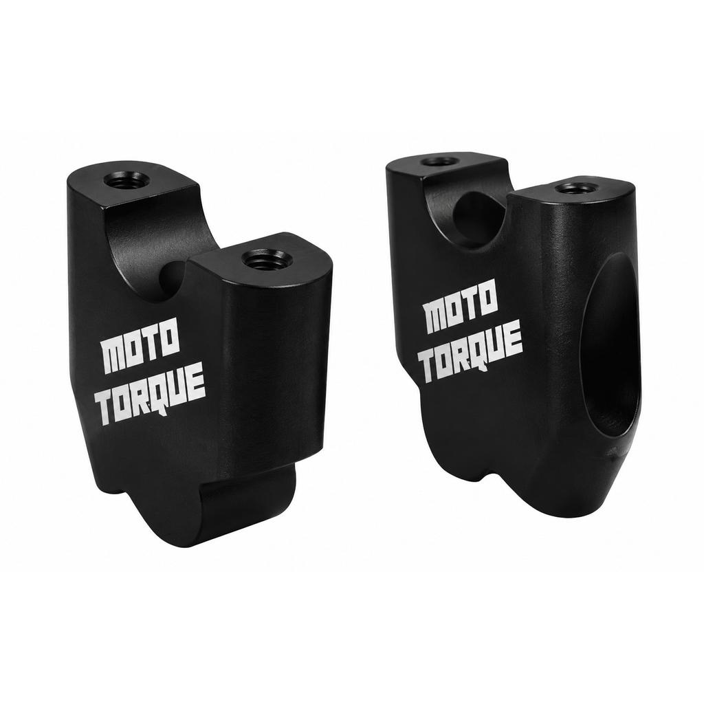 Handlebar Angled Riser Black "Fit For Royal Enfield Himalayan 411"