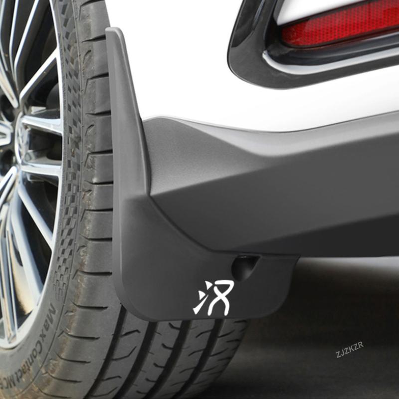 For BYD Han DMI/EV -2025 Mudguards Splash Guard ABS soft plastic MudFlaps Front Rear Fender Auto Styline Car Accessories