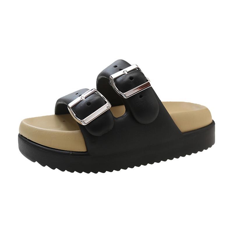 New Summer V Soft-soled Slippers Women's Fashion Non-slip Thick-soled Cool Slippers Home Slippers