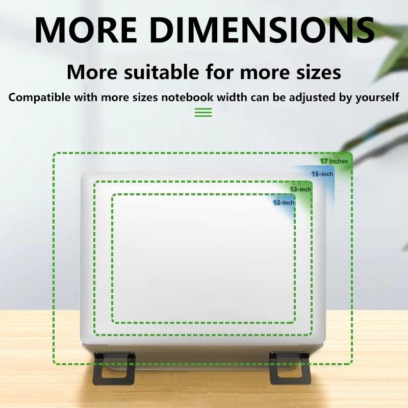 2Pcs Mini Laptop Stand Adjustable Folding Ultra-Thin Portable Holder For Macbook Xiaomi Notebook Cooling Holder Keyboard Support