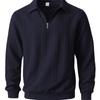 Spring And Autumn Jacket For Young Men, Casual Long-Sleeve Knit Sweater, Men Zip-Up Sweatshirt