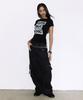 FANCY CLUB Cross Pocket Cargo Pants (Black) F25Zd976
