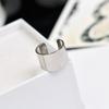 Instagram Euro MAYSU Women's Titanium Steel Open-End Fashion Ring