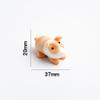 Creative Japanese-style Mini Glass Animals Ornaments Cute Forest Animal Owl Deer Tiger Glass Ornament Home Decor Accessories