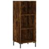 VidaXL Buffet chêne fumé 34,5x32,5x90 cm bois d'ingénierie 828737