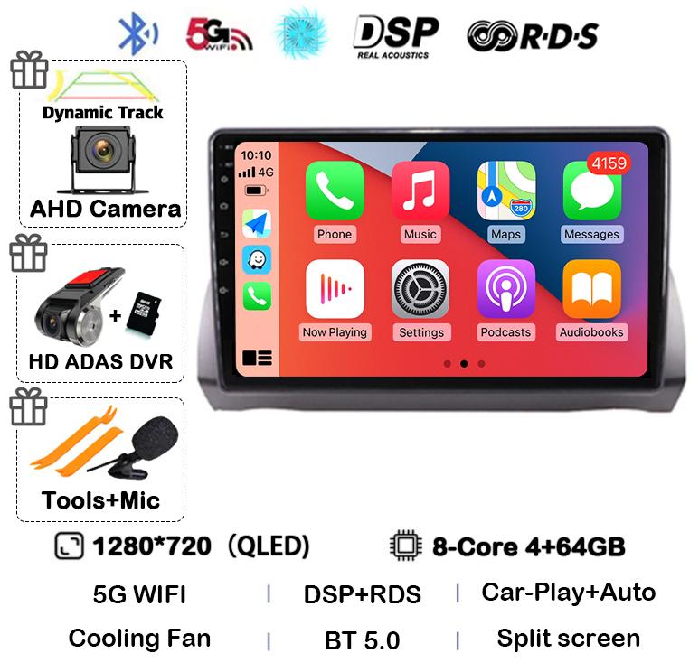 Android 14 Carplay Auto For Fiat Argo 2019 2020 2021 2022 Stereo Multimedia Autoradio DSP Car Radio Video Player GPS 360 Camera