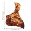 Thickened Guitar Pickguard Clear Amber Scratch Plate Acoustic Guitar Pickguard  Acoustic Guitar