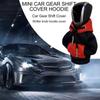 High Quality Material Decoration Car Gear Knob Cover Hoodie Car Gear Stick Hoodie Gear Stick Cover Car Comfortable Handle Cover