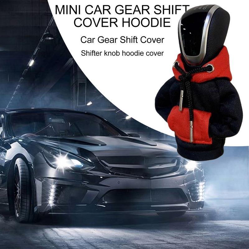 High Quality Material Decoration Car Gear Knob Cover Hoodie Car Gear Stick Hoodie Gear Stick Cover Car Comfortable Handle Cover