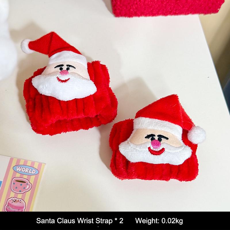 Soft Warm Santa Claus Headband Joyful Christmas Tree Wristband Creative Hairband Home Party Supplies Hair Accessories