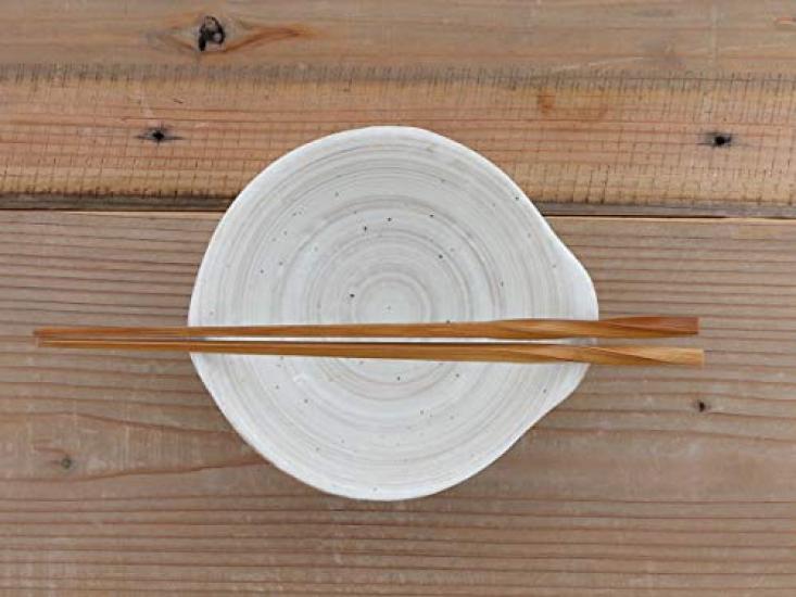 Tableware East Japanese Tonbuki Small Side Plate Set of 2 Tableware (Pot Dish), Bowl, (Uzu Brown),