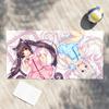 N-Nekopara Cute Kawaii Game Towel Soft Lightweight Anti-Sand Large Beach Towel Quick-Drying Bath Sports Family