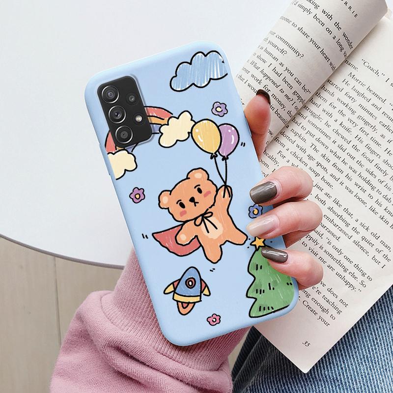 Soft Case For Samsung Galaxy A73 5G Phone Cover Cute Flowers Butterfly Fundas TPU Coque For Samsung A73 A 73 5G Bumper Cases