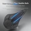 1Pcscarbon Fiber 3D Printed Bike Ultralight Hollow Breathable Comfort Anti-Pain Shock Absorbing Cycling Seat Cushion Fit