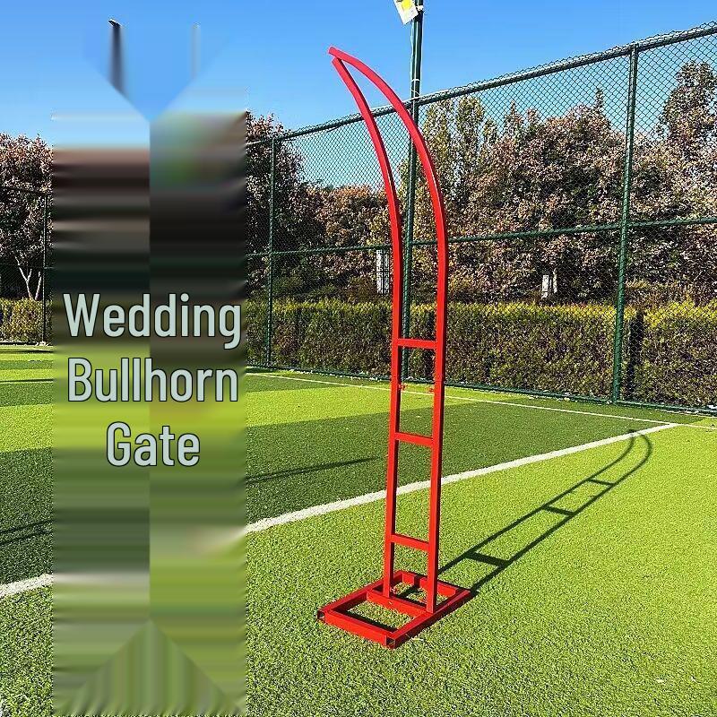 New Outdoor Wedding Arch Flower Stand - Ox Horn Gate Decoration