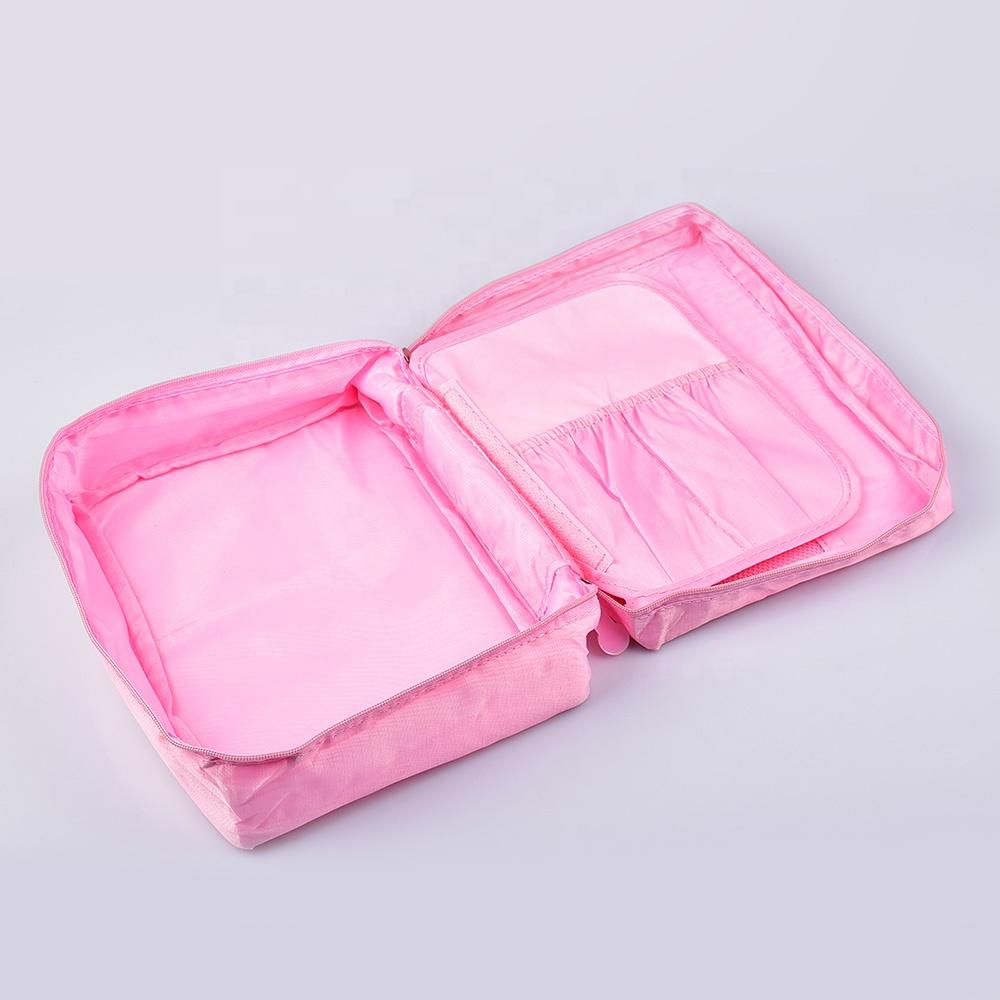 Women Makeup Bag Cosmetic Bag Case Make Up Organizer Toiletry Storage Rushed Floral Nylon Zipper New Travel Wash Pouch