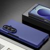 Hülle + 2 Gehärtete Gläser für Samsung Galaxy Z Fold 8 Ultra, Blaue Harte Stoßfeste Schutzhülle