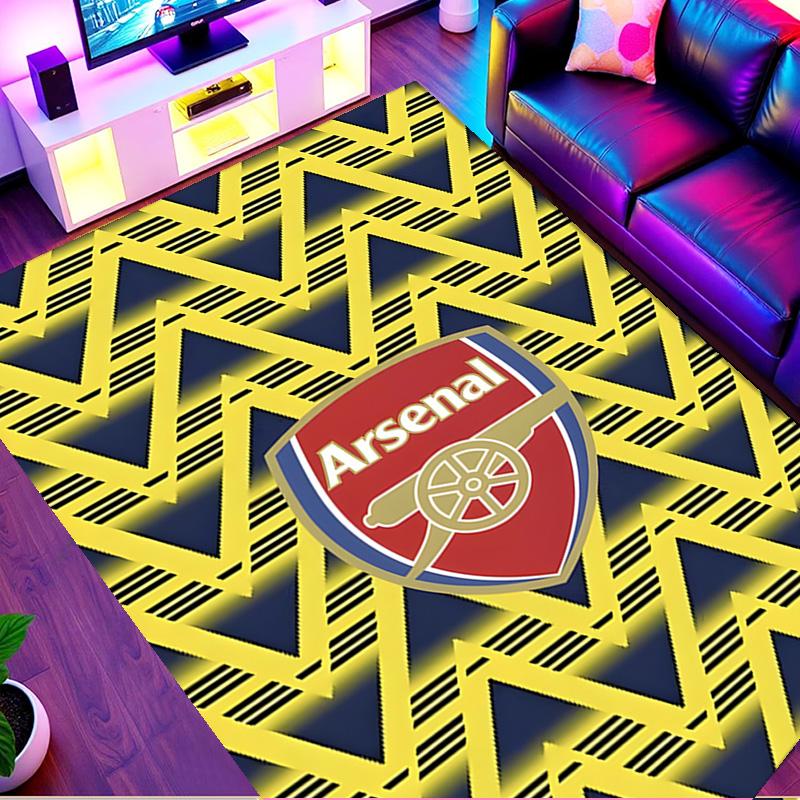 Arsenal F.C Print Rug, Washable Floor Carpet, For Entryway Dorm Laundry Room Office Study, Home Decor Birthday Christmas Gift