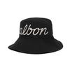 MALBON GOLF Pattern Reversible Bucket Hat Black