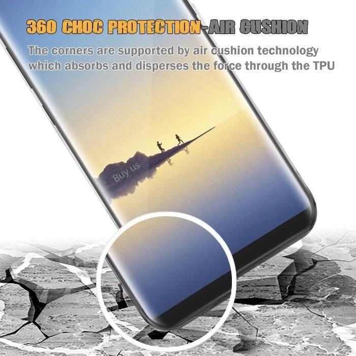 Coque Gel - Samsung - Galaxy Note 8 - Protection Intégrale - Ultra Mince - Transparent