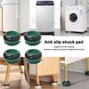 4 Pcs Washing Machine Fixed Pads Noise-reducing Shockproof Anti-vibration Washing Machine Lifting Foot Bases Household Supplies