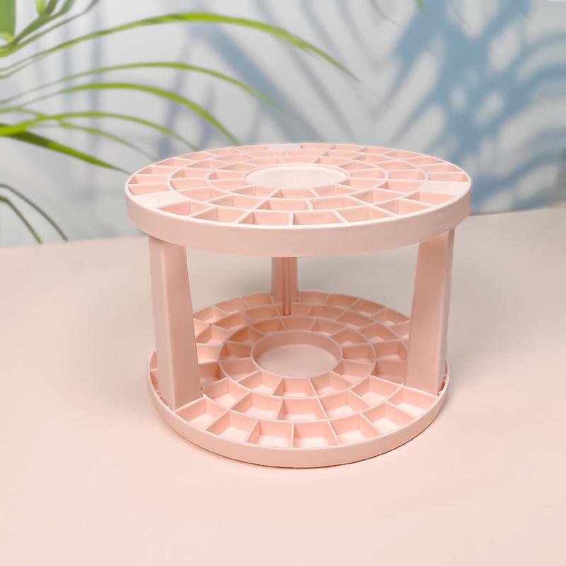 Multi-Hole Round Makeup Brush & Pen Holder