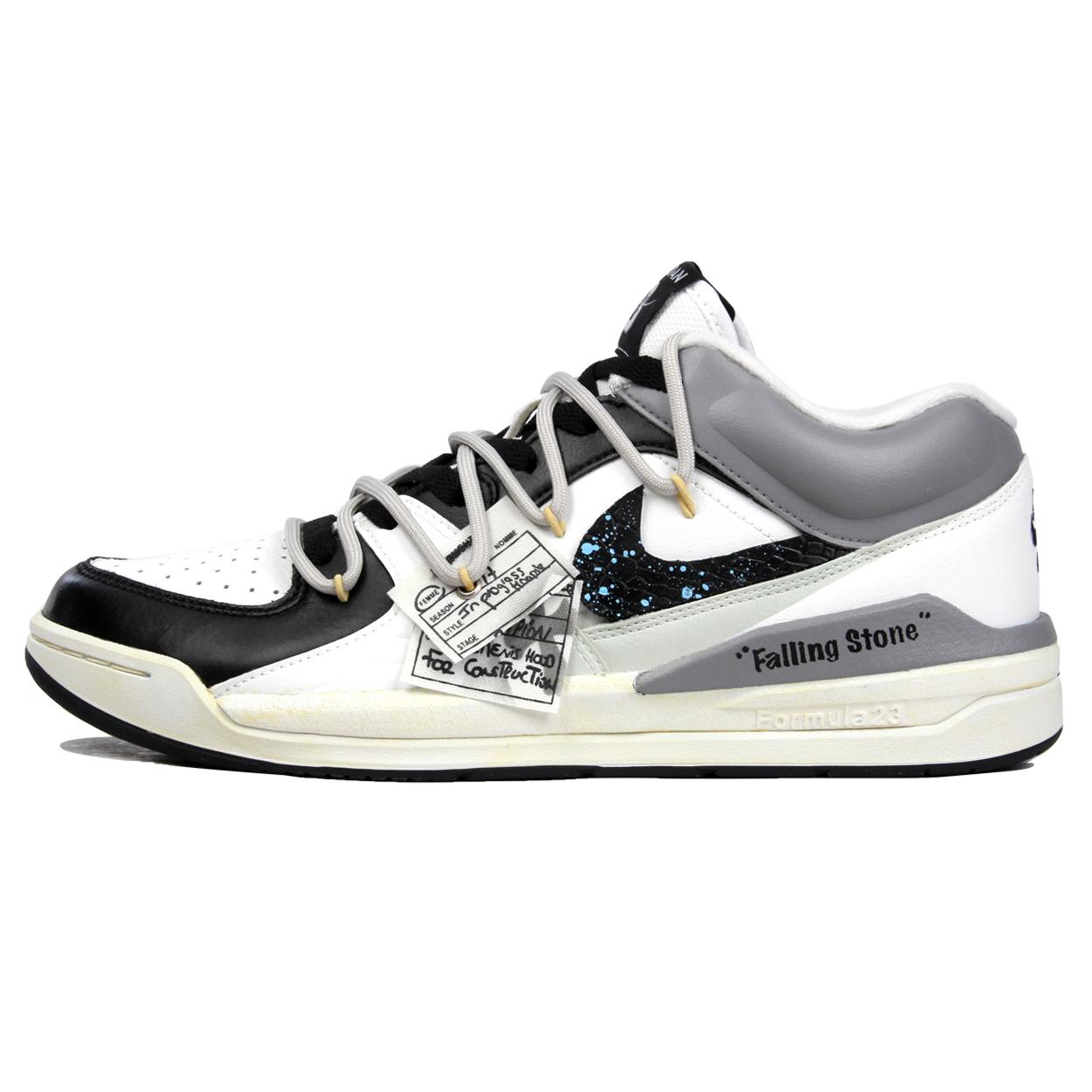 Jordan Stadium 90 Abrasion Resistant Low top Casual Shoes Men s White Gray Black HF5258-102(TeamJ-) 42