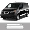 4 ADET Araba Yan Kapı Çıkartmaları Vinil Çıkartmalar Nissan NV200 Evalia İçin Uzun Şeritler Stil Grafikleri Tuning Oto