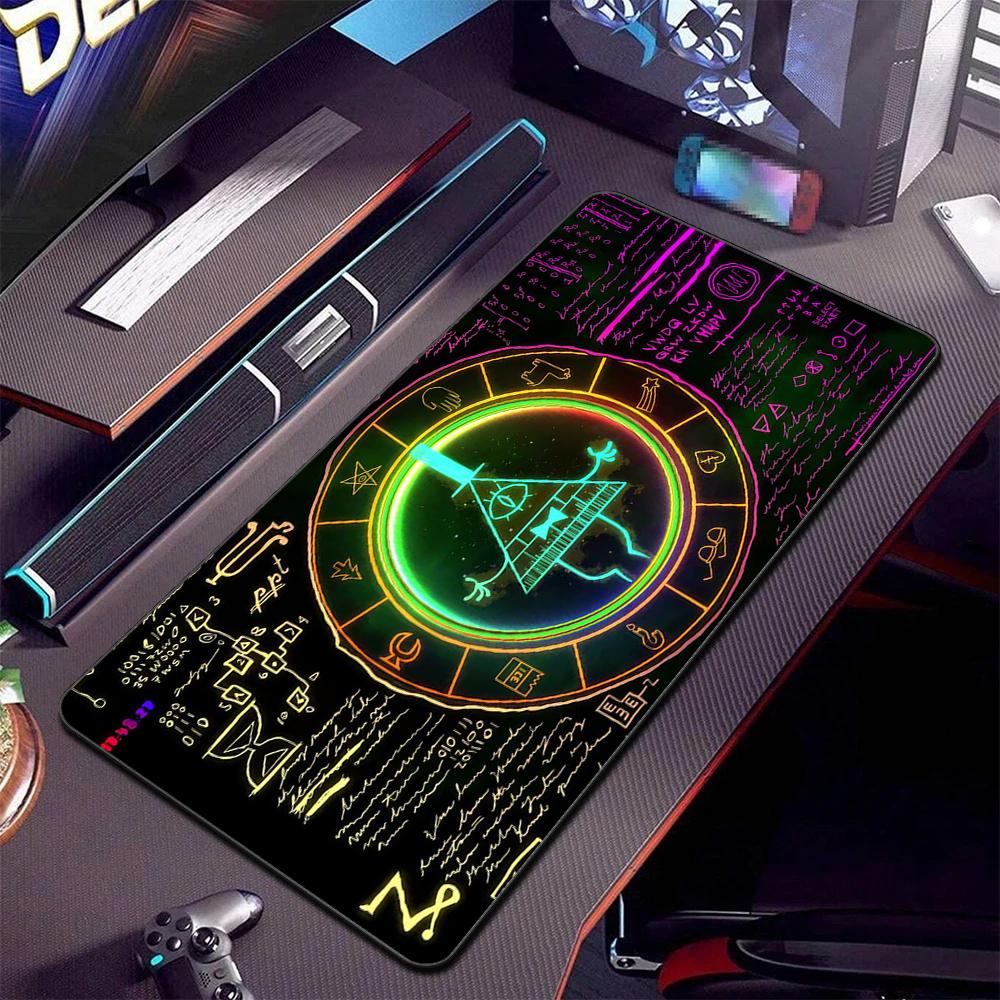 XXL Padding Desk Protector Long Mousepad Bill Cipher Anime Mouse Pad Gravity Fall Mouse Pads Company Table Pads Carpet Desk Mat