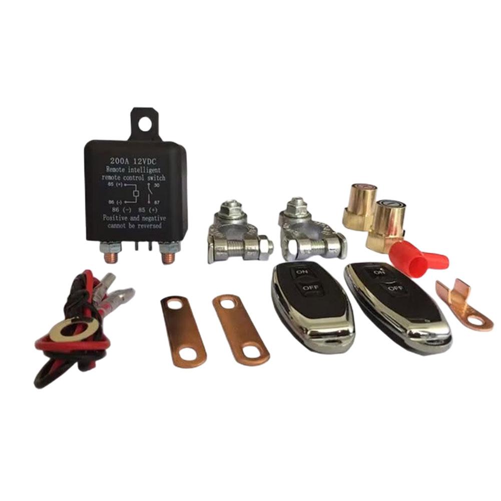 

Реле выключателя батареи 12 В 500 А/200 А, дистанционное управление, выключатель питания, быстроразъемный выключатель, выключатель-разъединитель, дистанционный выключатель против кражи