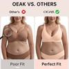 European Version, Women's Deep, Bra Without Steel Rim, Comfortable Bra Support Without Steel Rim, Shirt Gathering