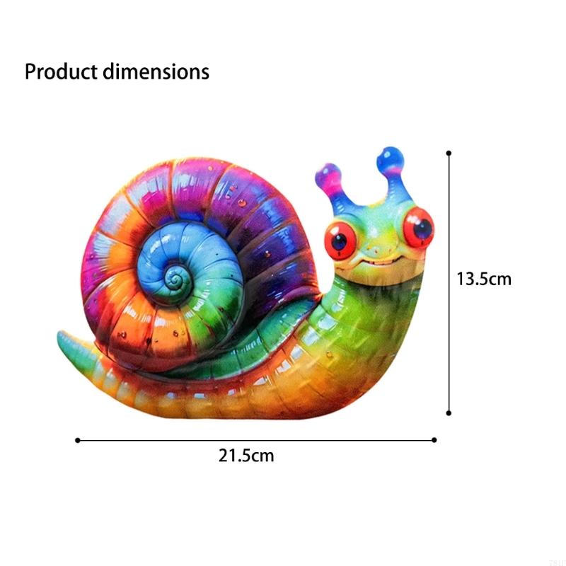 2xLovely Detailed Snail Wall Art Perfect For Home Restaurant Or Shop Decoration