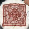 Cashew Flower Small Square Scarf Silk Scarf Women's Hot-selling New High-end Neck Accessories with Shirt Decoration Headscarf