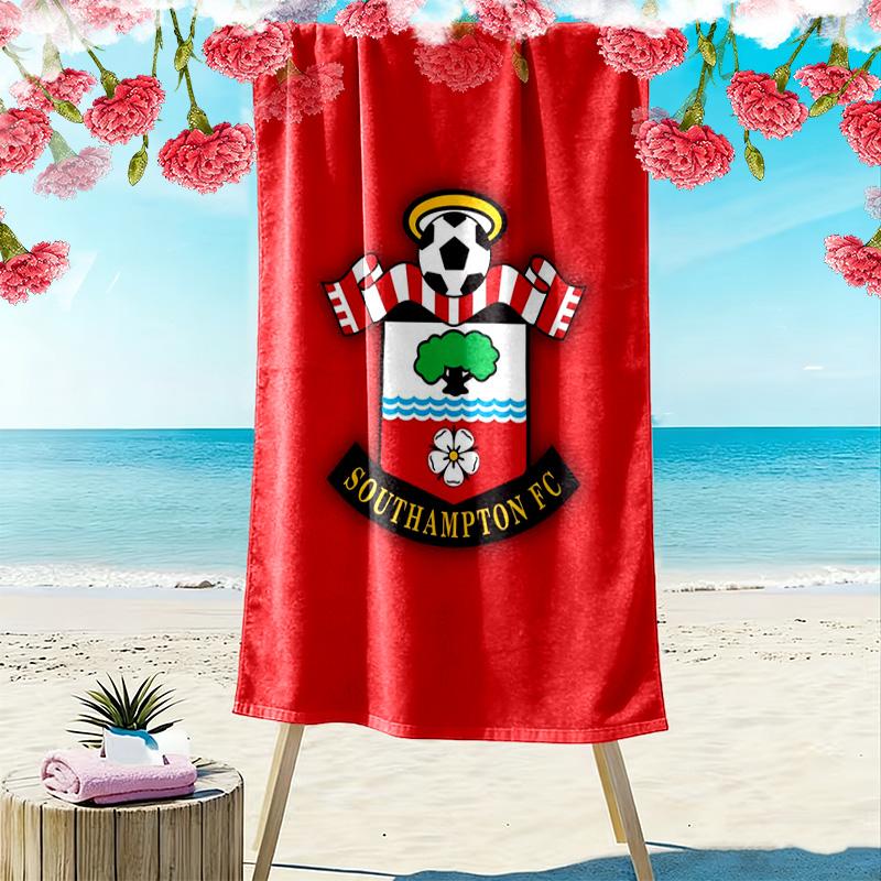 Southampton Print Strandtuch, Großes Weiches Schnelltrocknendes Handtuch für Strand Camping Schwimmen