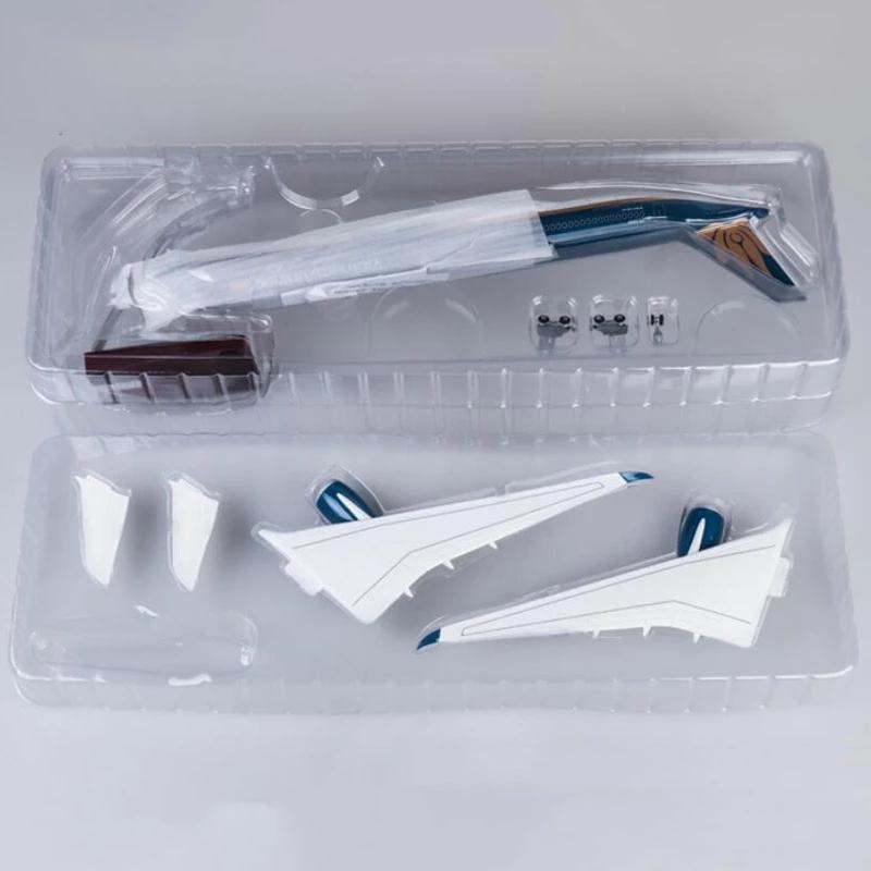 Resin Miniature 1/142 Scale Airplane Model 47CM A350 Vietnam Airlines Model Plane W Light and Wheel Landing Gear Home Decor