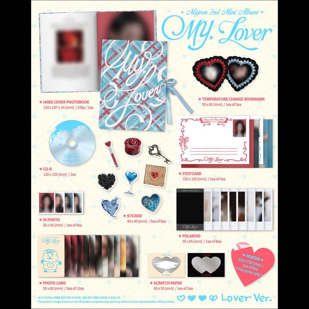 [Pre-order] MIYEON (i-dle) [MY, Lover] 2nd Mini Album + free gift