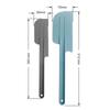 2Pcs Set Plastic Spatula Soft Grip Cream Scraper Cutter Kitchen Gadget Baking Tools for Butter Cake Cream Pastry 10inch