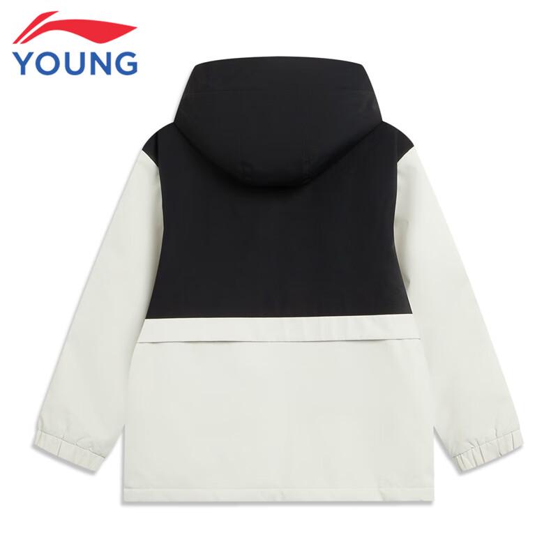 Li-Ning Boys' 3-in-1 Fleece Lined Water-Repellent Padded Jacket