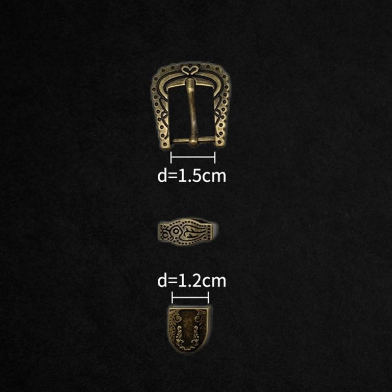 Replacement Belt Buckle Single Prong Metal Leather Craft Belt Buckle Photo Props Punk Belt Buckles for Men Women