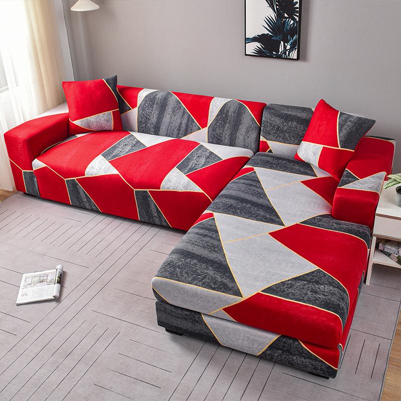 Sofa Cover Elastic Couch Cover Sectional Chair Cover It Needs Order 2Pieces Sofa Cover If Your Sofa Is Corner L-Shape Sofa