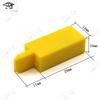 Piano Tuning Maintenance Tool 1505 Key Hole Bracer Key Hole Cork Piercing Tweener Piano Repair Kit for Keyboard Fixing