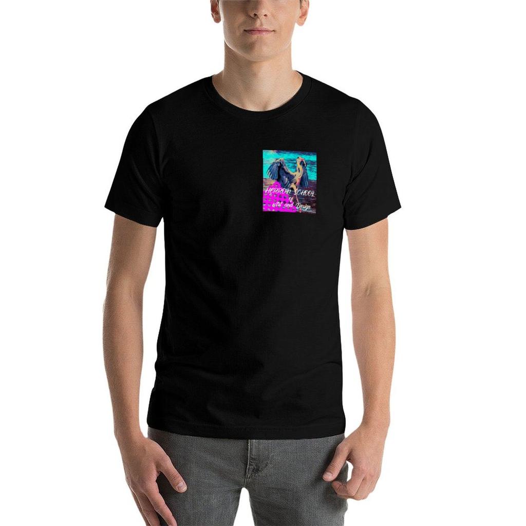 Herron School Of Art And Design T-Shirt Mode Druck Lässig Kurzarm