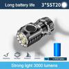 Powerful LED Flashlight USB Rechargeable Torch Waterproof Emergency Lamp Super Bright Portable Mini Torch for Camping Fishing