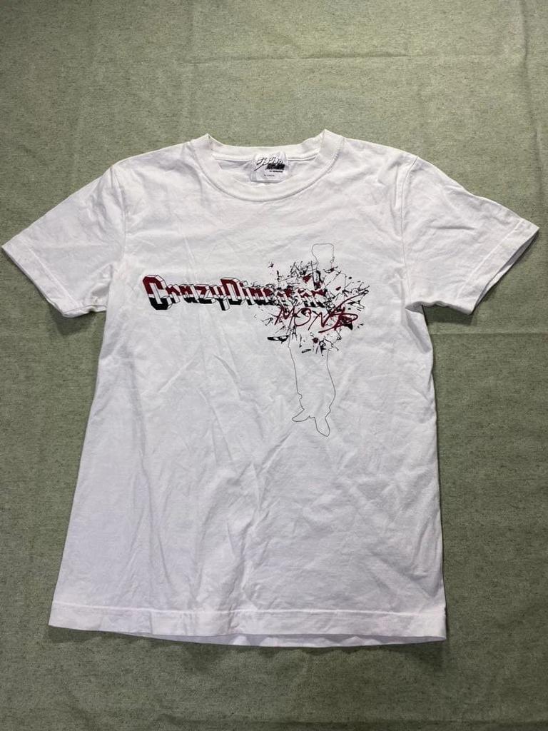 JoJo's Bizarre Adventure Crazy Diamond T-Shirt White Size S Anime Japan