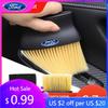 Car Sticker Hot For Ford New Car Logo Cleaning Brush For Ford Explorer Edgs Fusion Expedition Mustang 2017-2020 Auto Smart Card